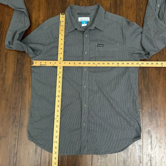 COLUMBIA Vapor Ridge III Long Sleeve Shirt Houndstooth in Black - Picture 7 of 7